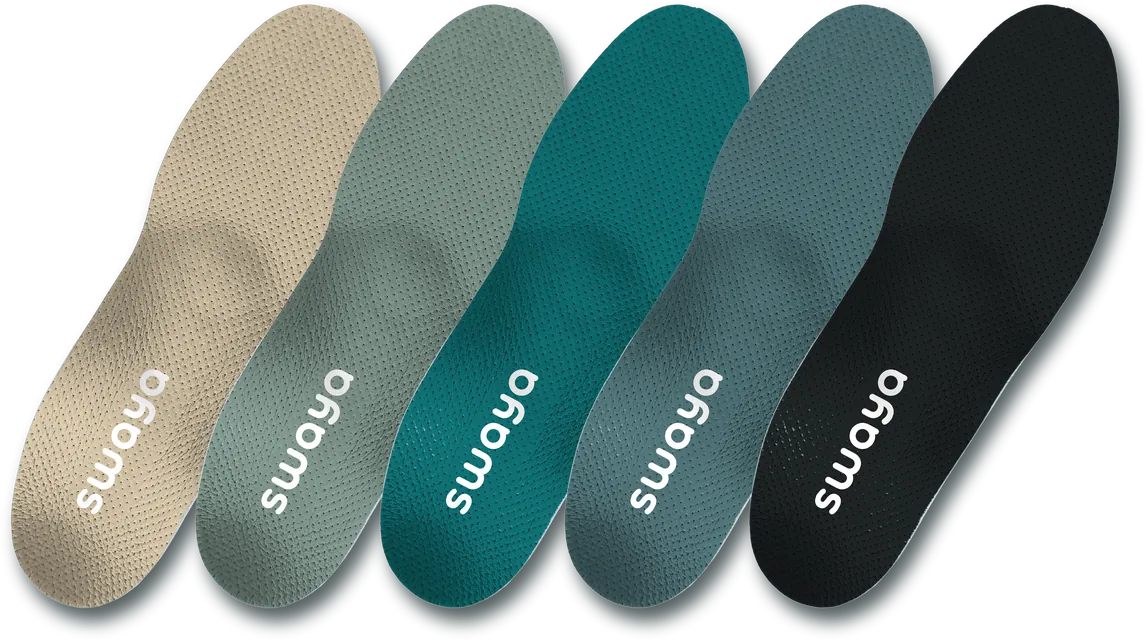 SWAYA Einlagen in drei Farben